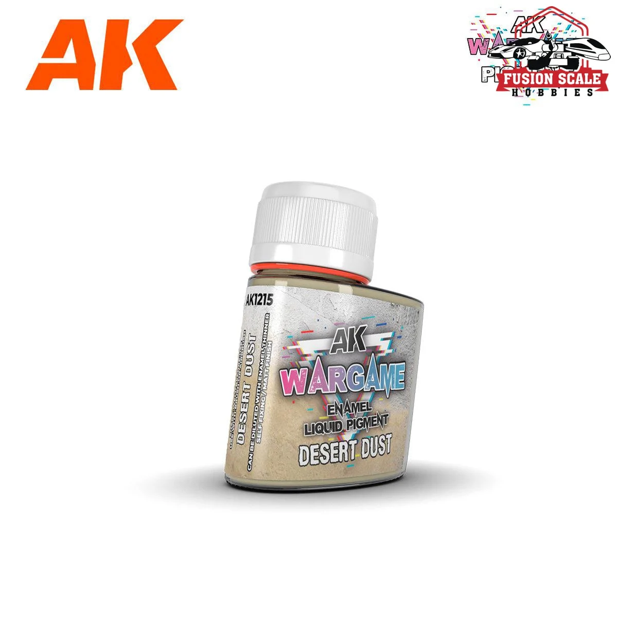 AK Interactive Wargame Enamel Liquid Pigments Desrt Dust 35ml
