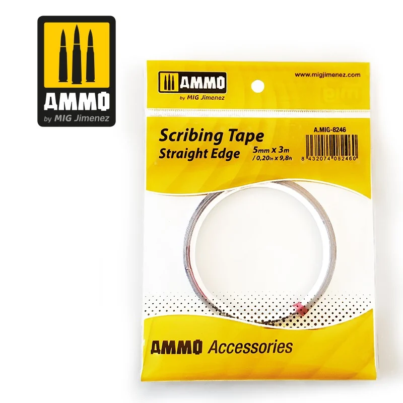Ammo Mig Scribing Tape Straight Edge (5mm x 3m) - Ammo Mig Jimenez