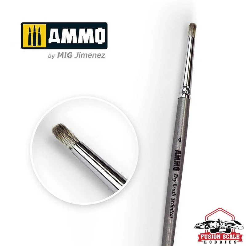 Ammo Mig Ammo Drybrush Technical Brush 4 - Ammo Mig Jimenez