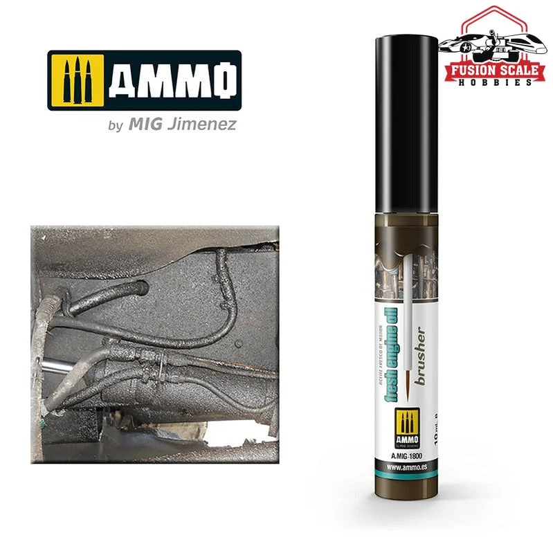 Ammo Mig Effects Brusher Fresh Engine Oil - Ammo Mig Jimenez