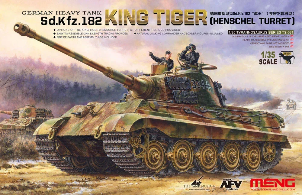 1/35 Meng German Heavy Tank Sd.Kfz.182 King Tiger (Henschel Turret) - TS031