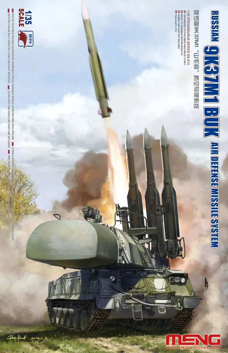 1/35 Meng Russian 9K37M1 BUK Air Defense Missile System- SS014