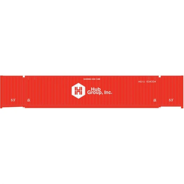 Atlas HO Scale HUB Group 53ft Jindo Container 3 Pack Set #2 Road numbers: 634758, 634776, 634783