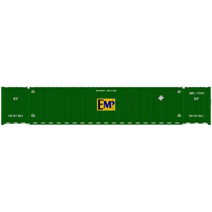 Atlas HO Scale EMP 53ft CIMC Container 3 Pack Set #2 273368, 273389, 273453