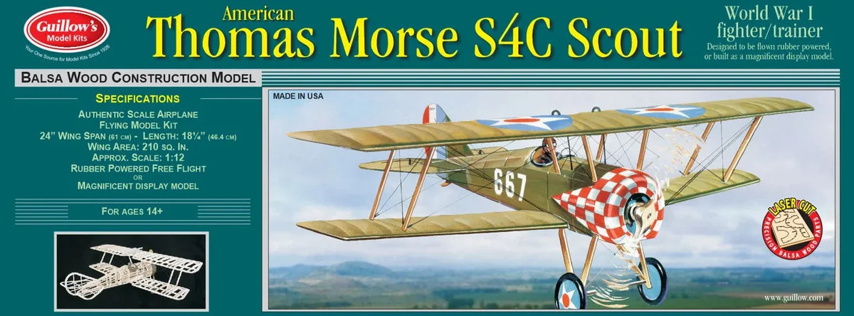 Guillows Kits Thomas Morse Scout - Guillows Kits & Gliders
