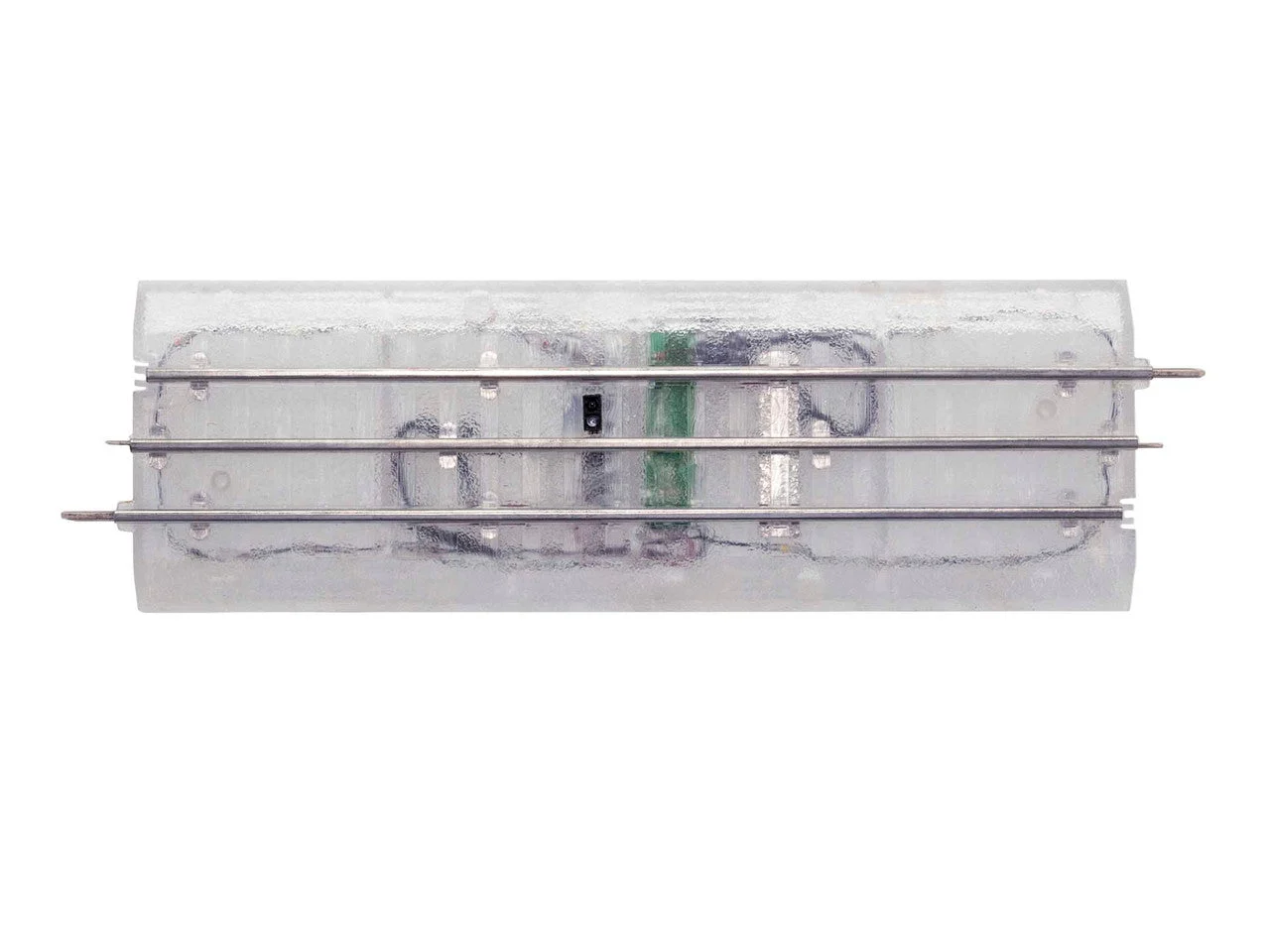 Lionel O Scale Lighted FasTrack 10" Straight (4) - 2025010