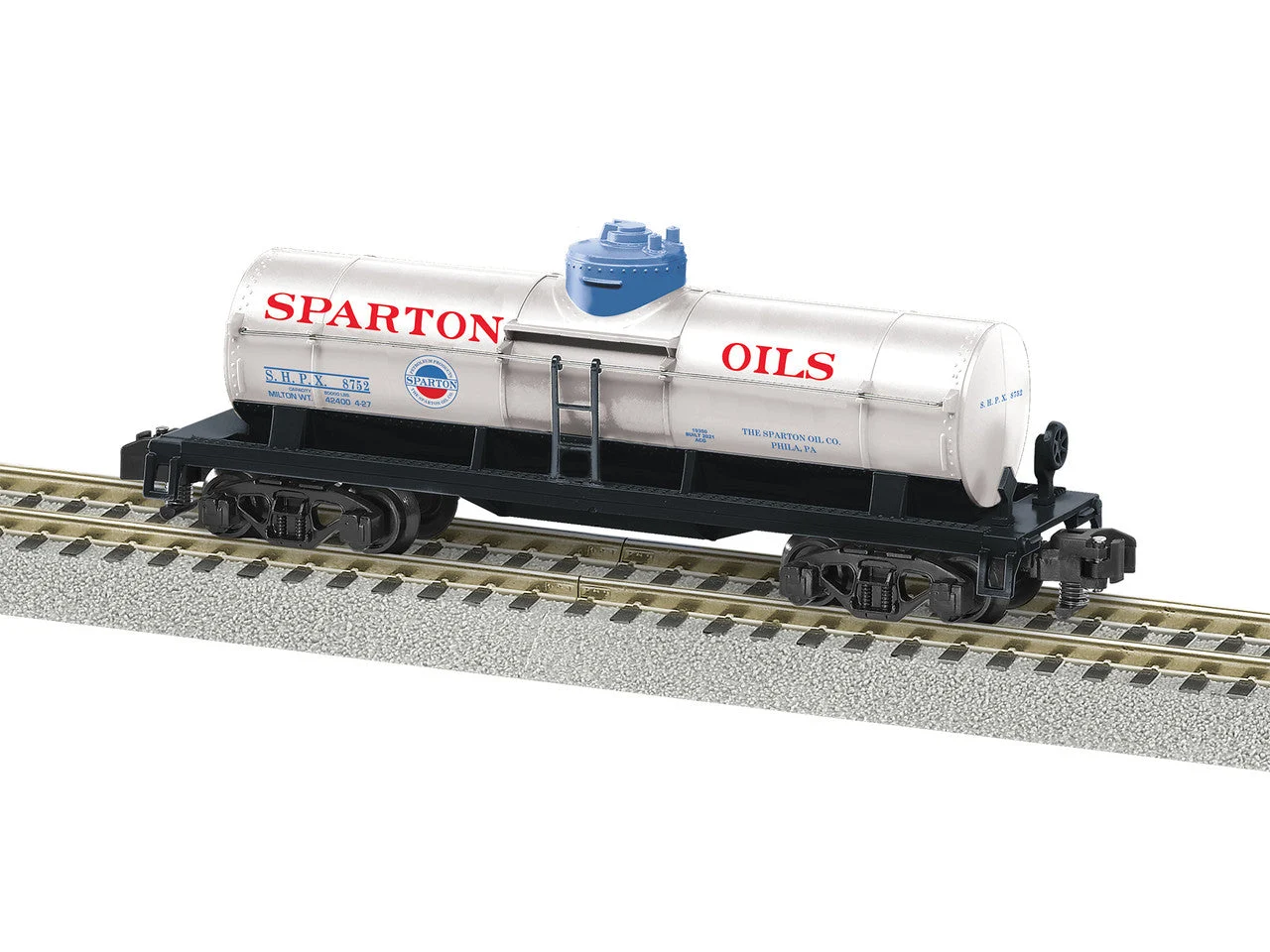 Lionel S Scale Sparton Oils Single Dome Tank Car #8752 - 2119350