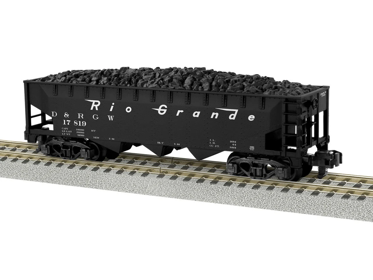 Lionel S Scale Rio Grande 3 Bay Hopper #17819 - 2219304
