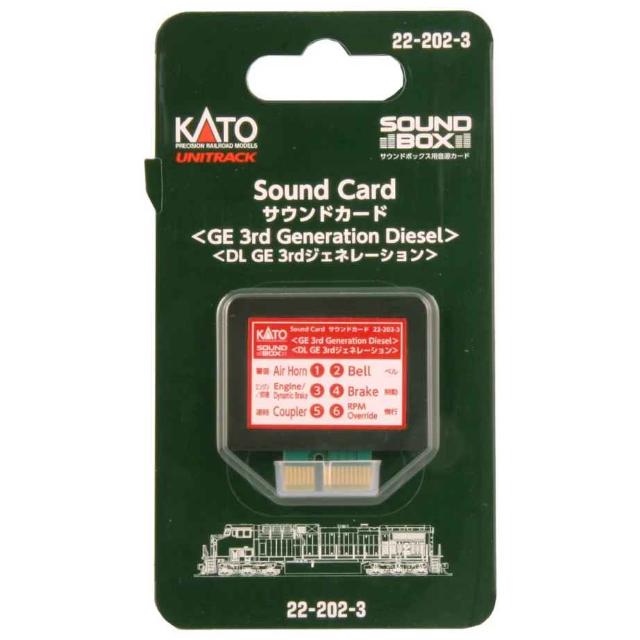 Kato Ge 3rd Gen Diesel Sound Card