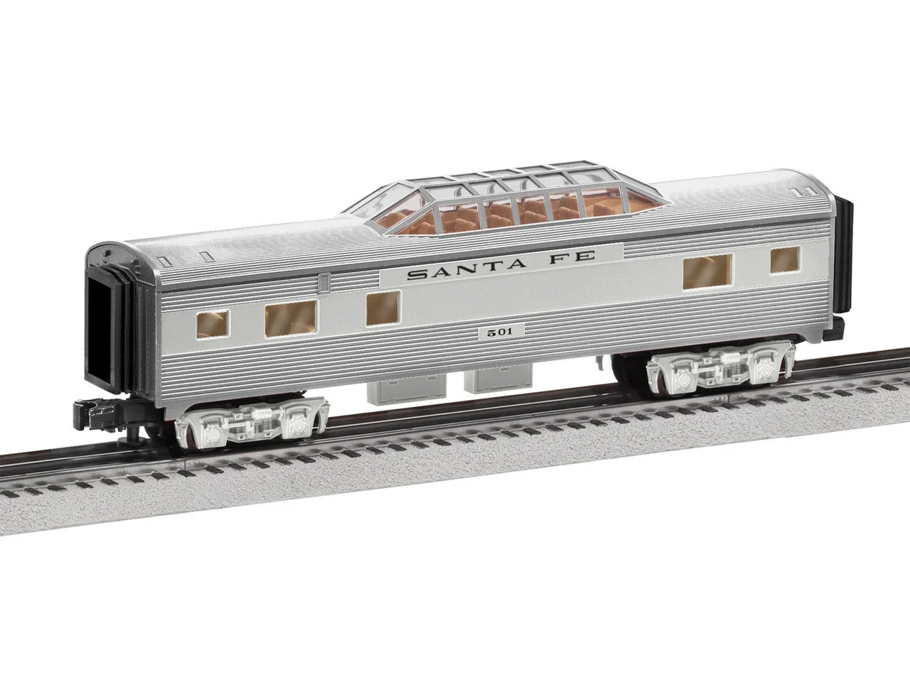 Lionel O Scale Santa Fe Chief Add-On Vista Dome #501 - 2227240