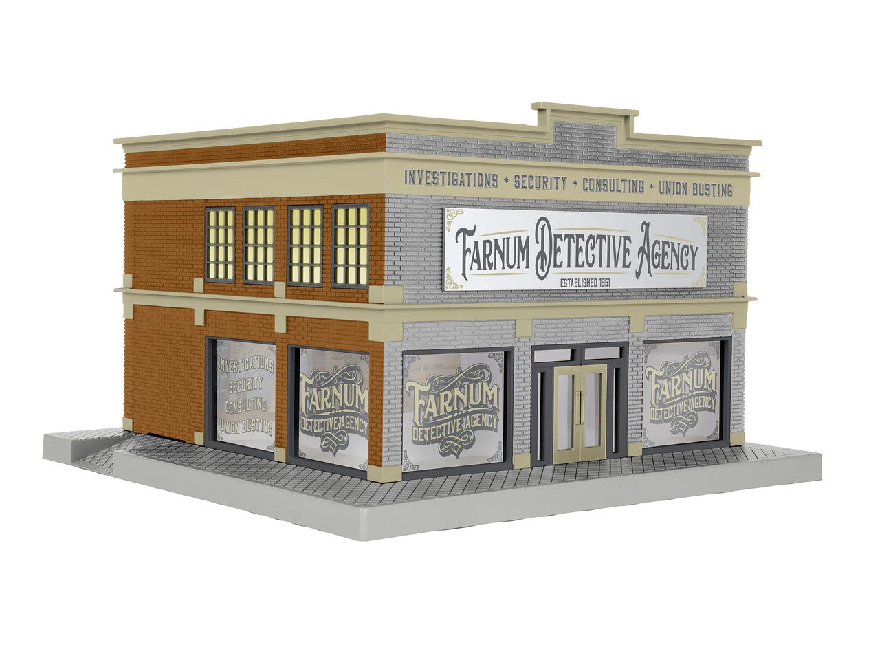 Lionel O Scale Private Investigation Building Plug-Expand-Play - 2229160