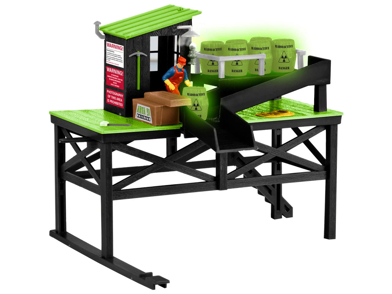 Lionel O Scale Area 51 Hazardous Materials Barrel Loader - 2329230