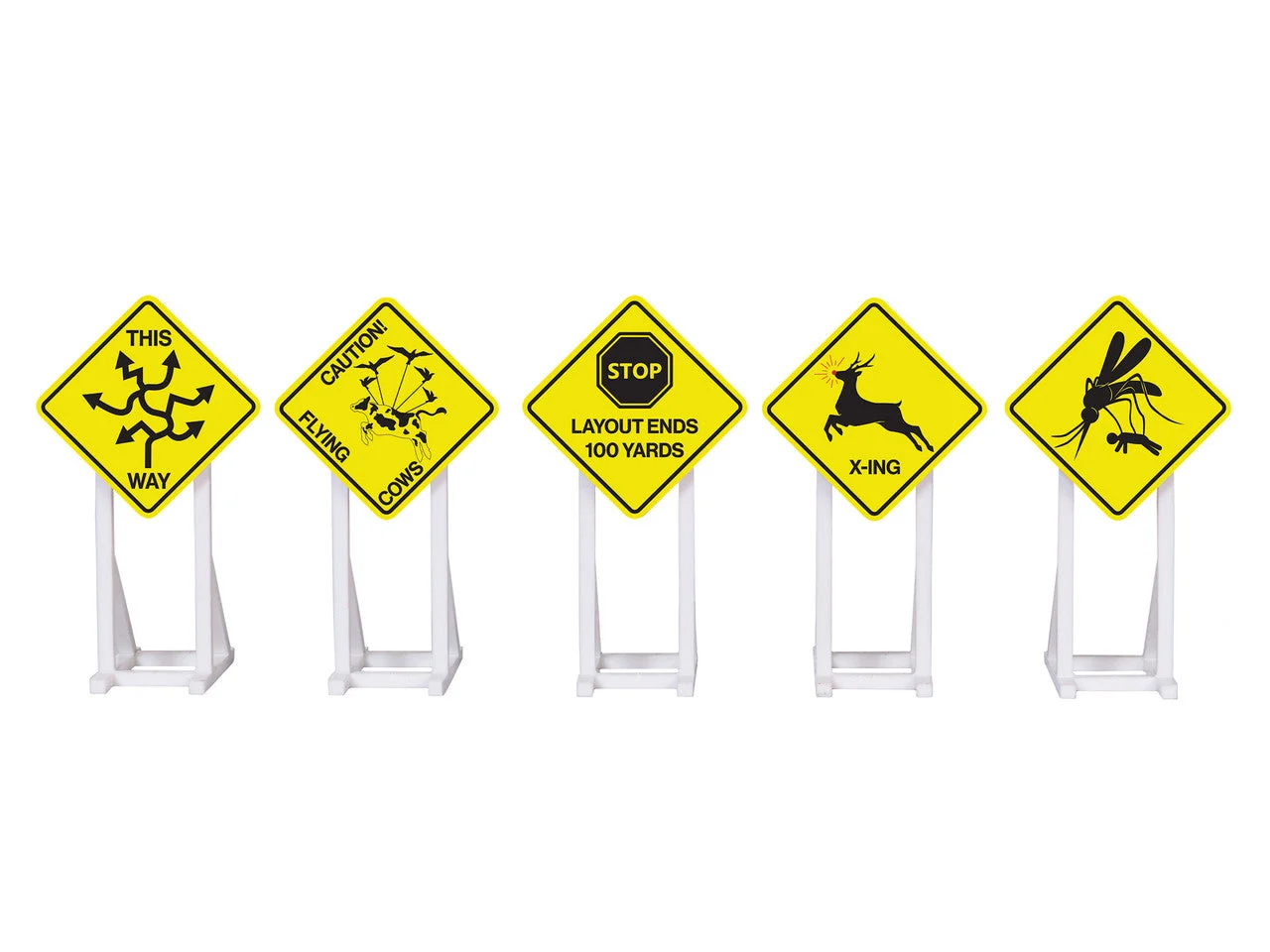 Lionel O Scale Unique Roadsigns Pack 2 - 2330010
