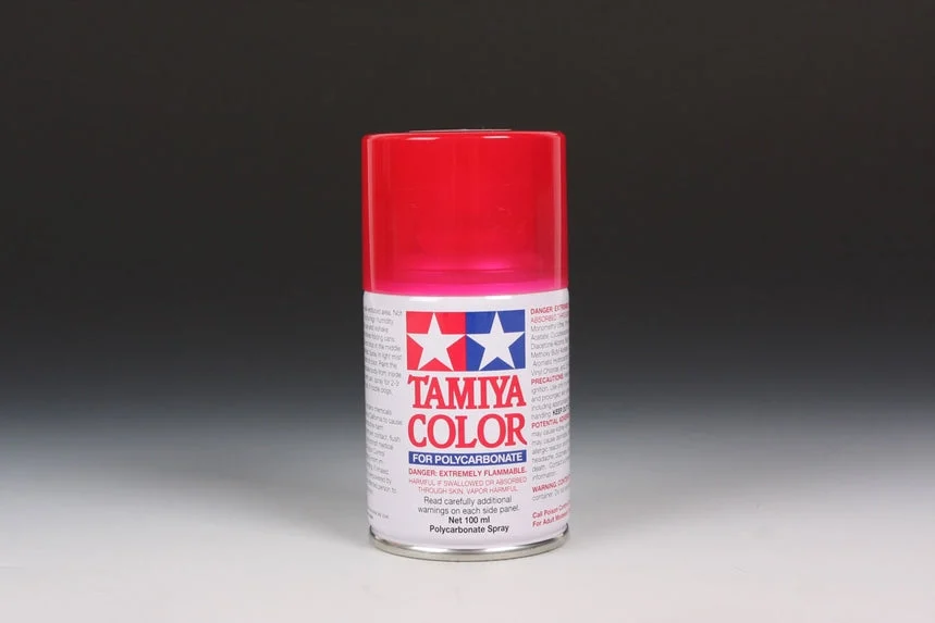 Tamiya PS-37 Translucent Red Polycarbonate Spray Paint