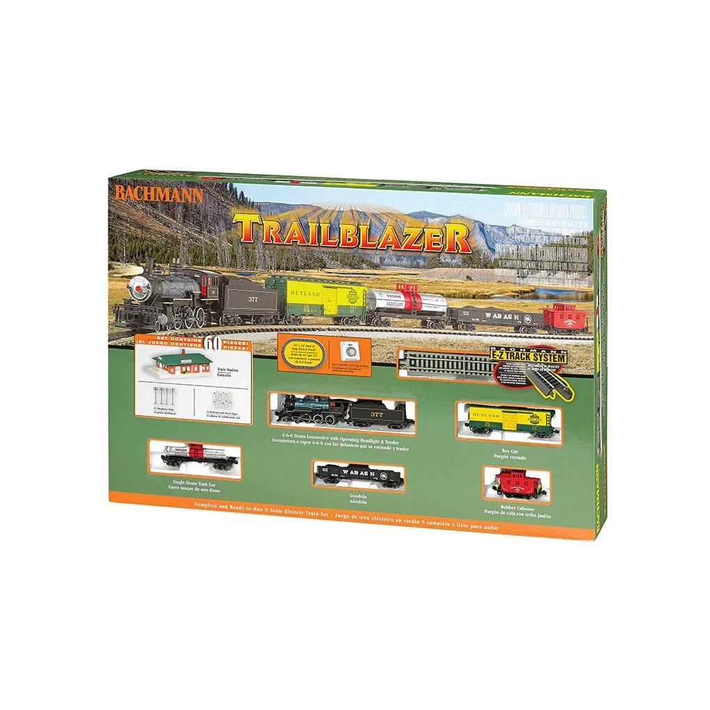 Bachmann N Scale Trailblazer Steam Freight Set//4-6-0 - BAC24024