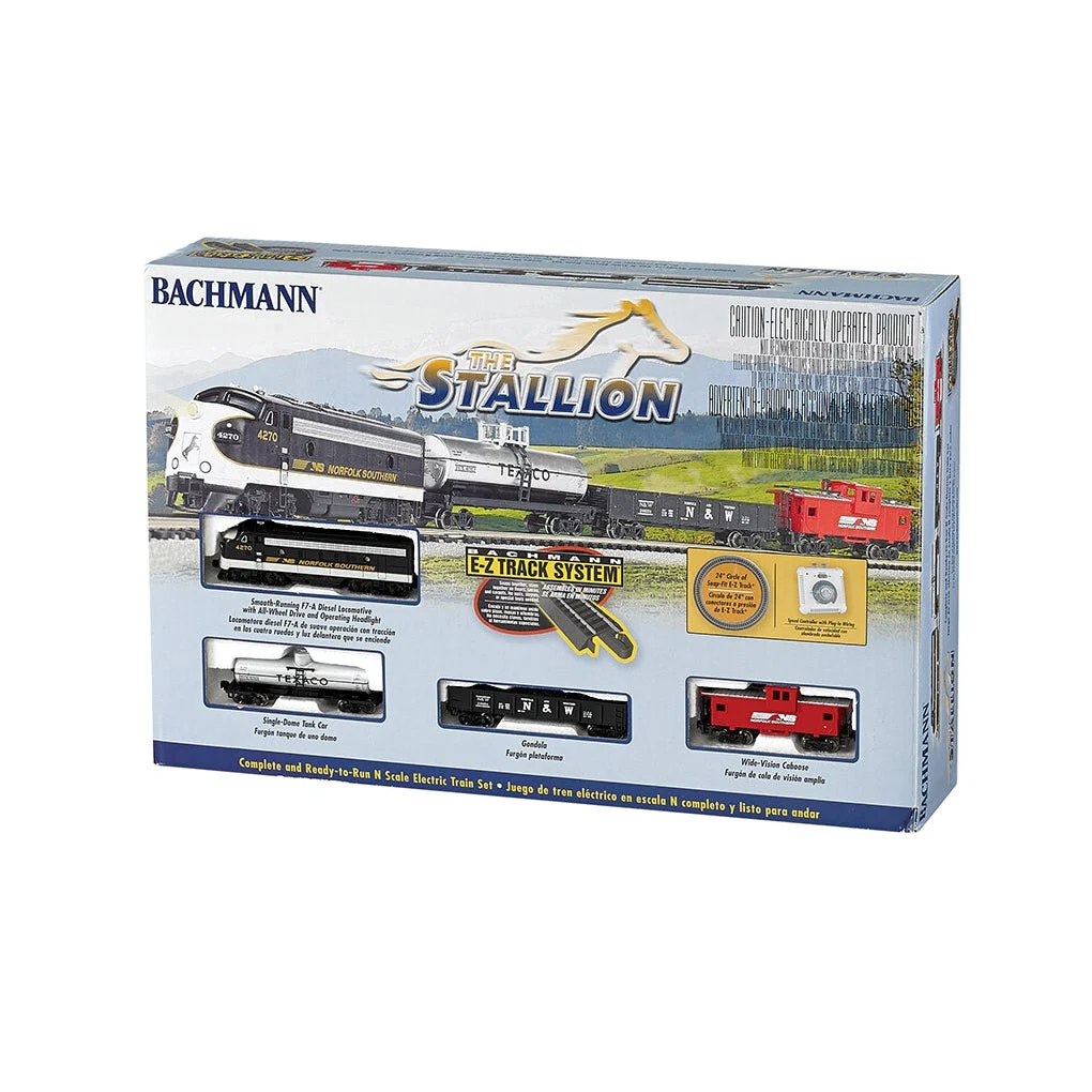Bachmann N Scale The Stallion NS Freight Set/F7 Diesel - BAC24025