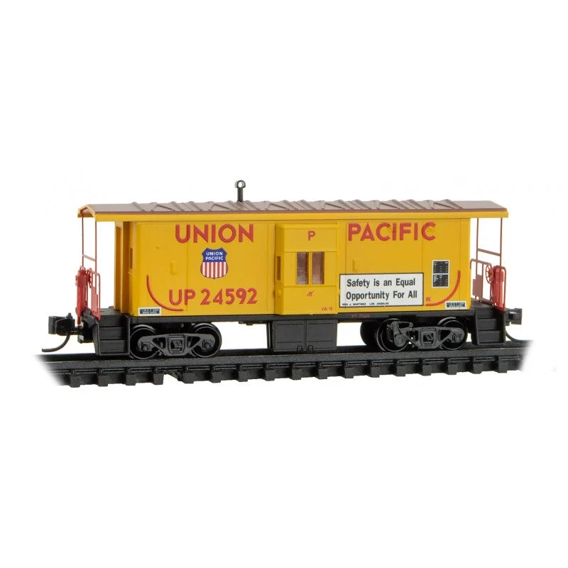 Micro Trains N Scale 31' Bay Window Caboose Union Pacific RD# UP 24592