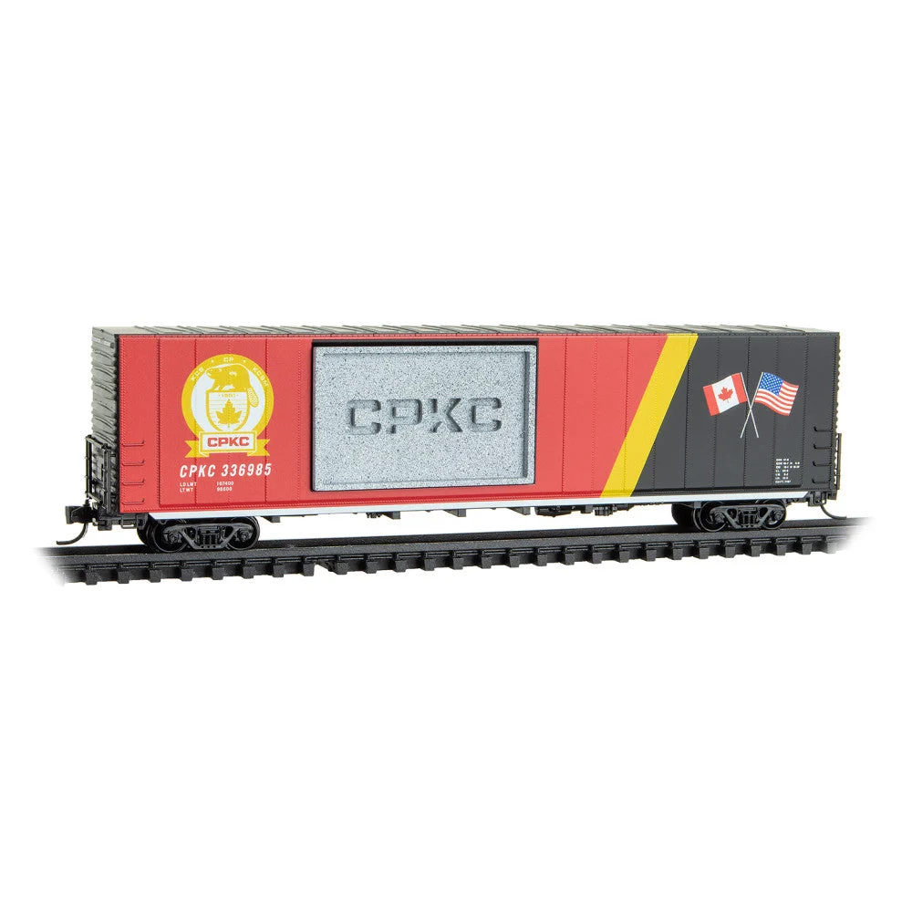 Micro Trains N Scale CPKC Honoring Class 1 Railroad 60' Box Car Excess Height RD# CPKC 336985