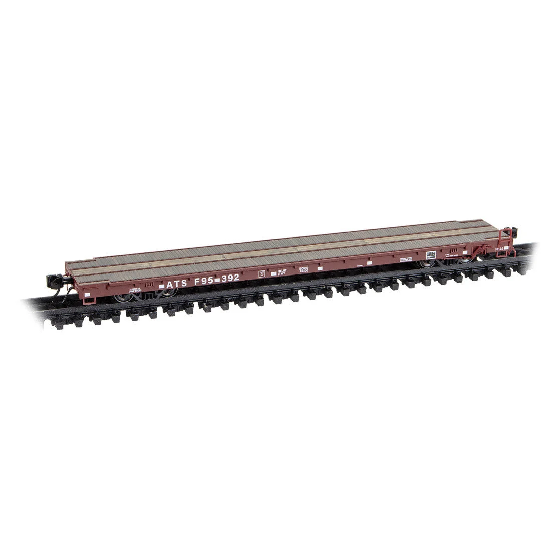 Micro Trains N Scale ATSF 60' Wood Deck Modern Flatcar RD# ATSF 95392