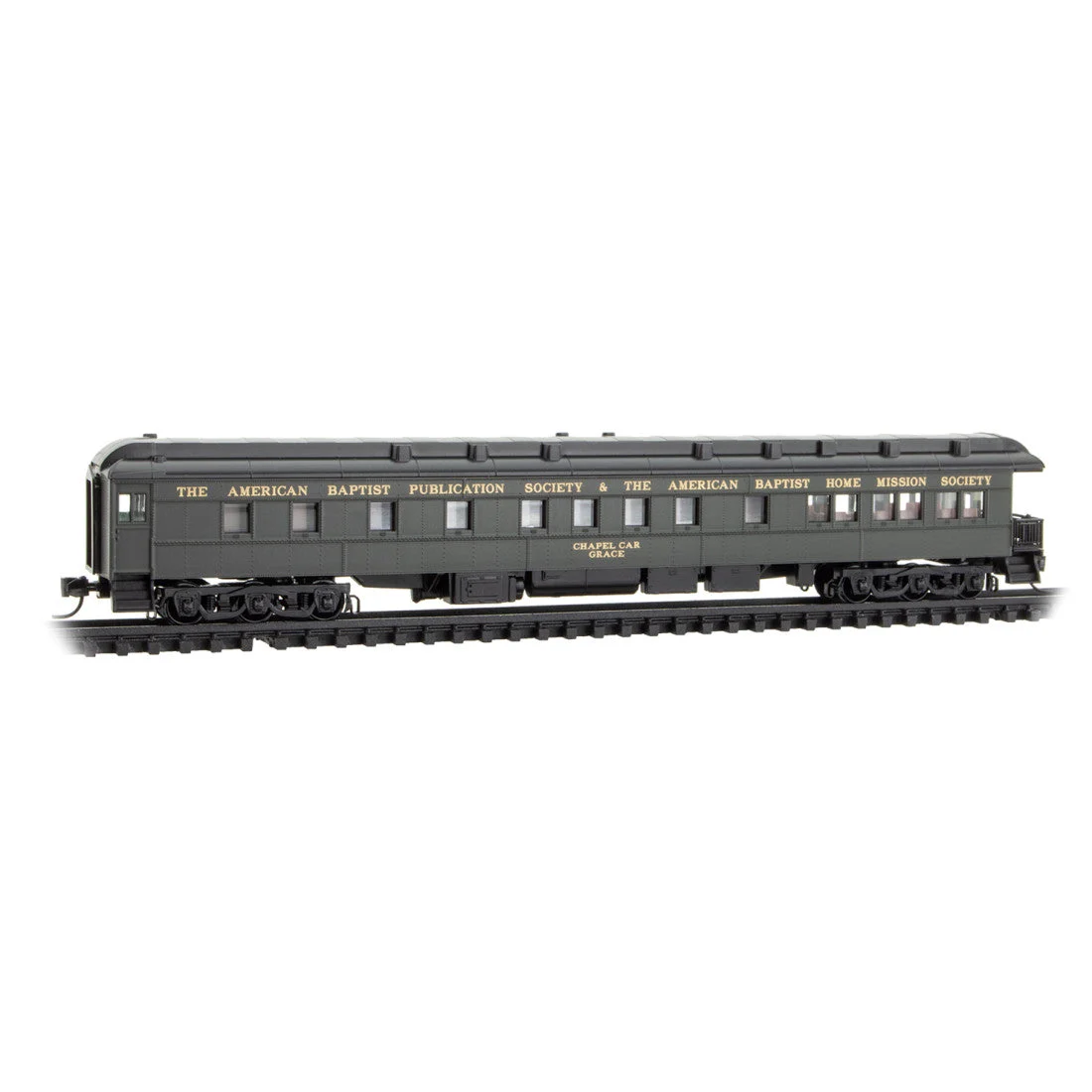 Micro Trains N Baptist Church Car