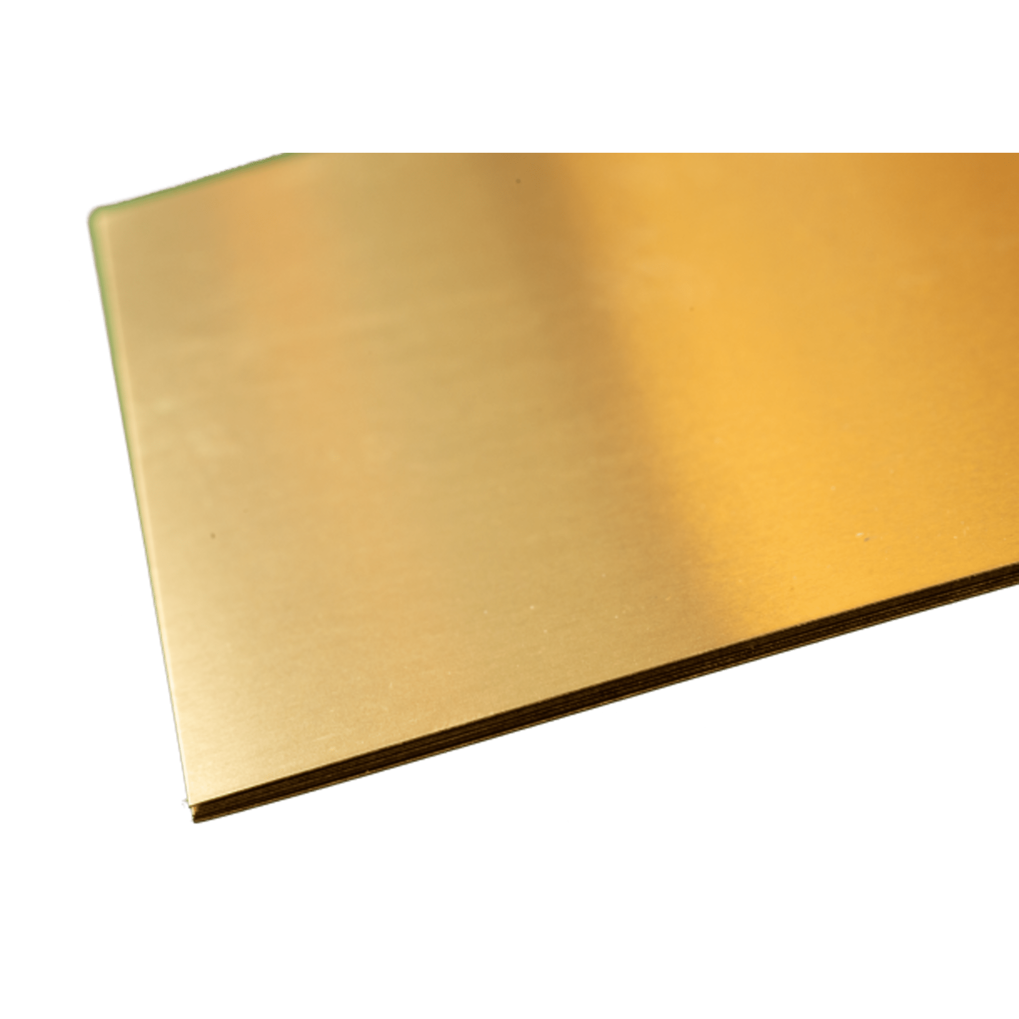 Brass Sheet: 0.010" Thick x 4" Wide x 10" Long (6 Pieces) - K&S