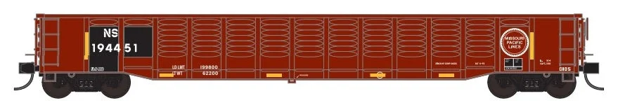 Trainworx N Scale Norfolk Southern NS 194451 52'6" Gondola 25213-04
