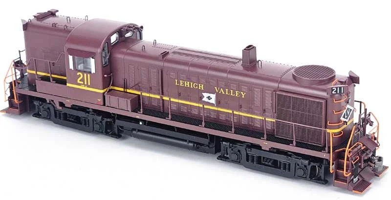 Bowser HO Scale Lehigh Valley Alco RS-3 #211 - DCC/Sound - 25246