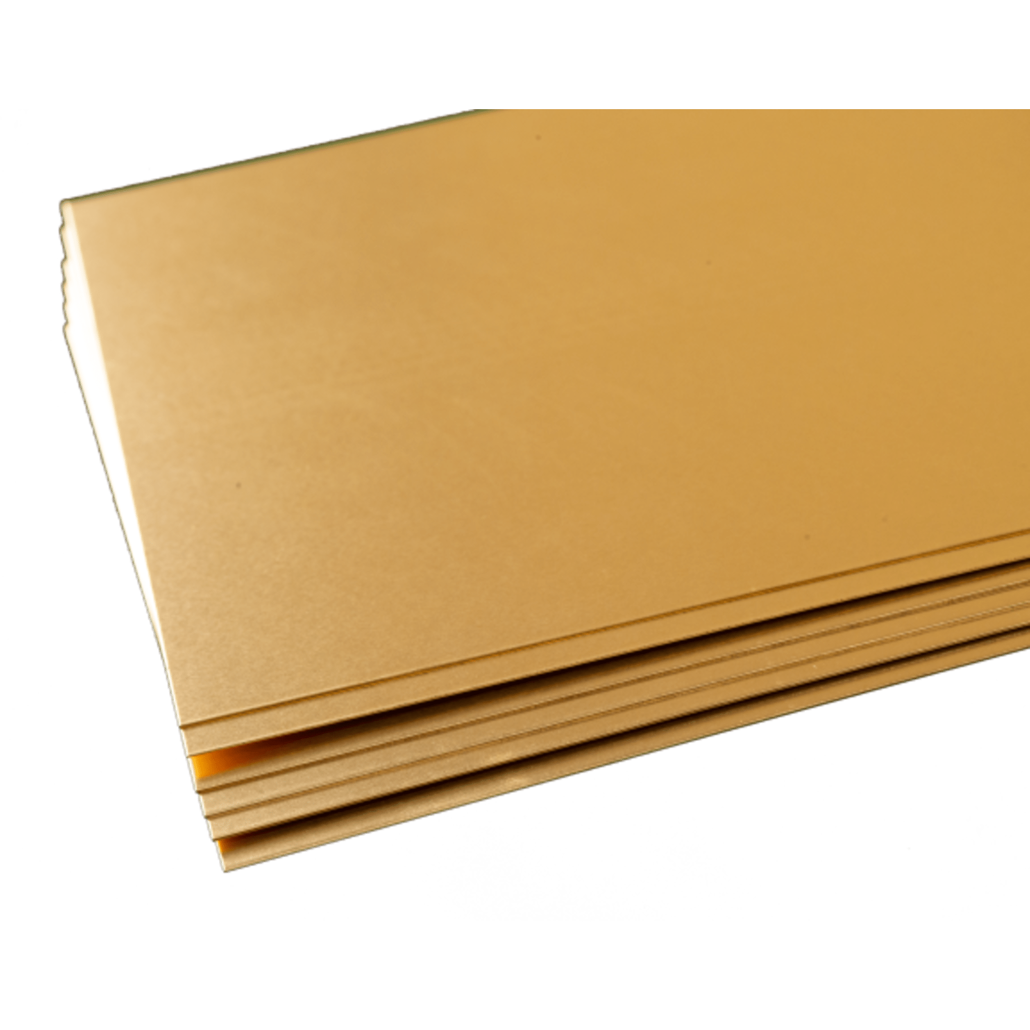 Brass Sheet: 0.016" Thick 4" Wide x 10" Long (6 Pieces) - K&S
