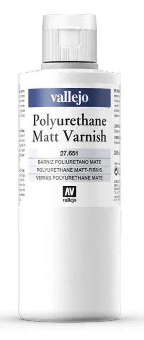 27.651 Vallejo Polyurethane Matt Varnish 200ml