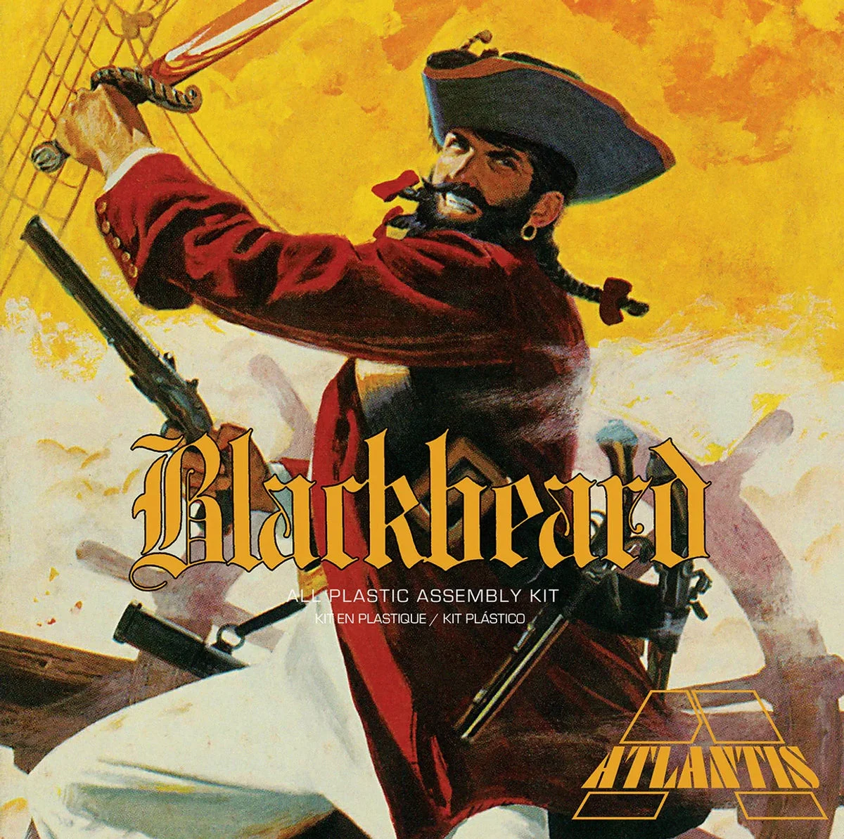 1:10 Atlantis Models Blackbeard the Bloodthirsty Pirate - 3002