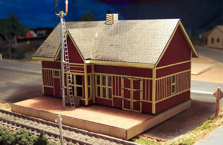 N Osborn Canadian Branch Line Station 3027 - Osborn Model Kits