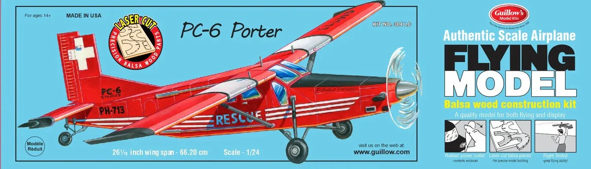 Guillows Kits PC-6 Porter