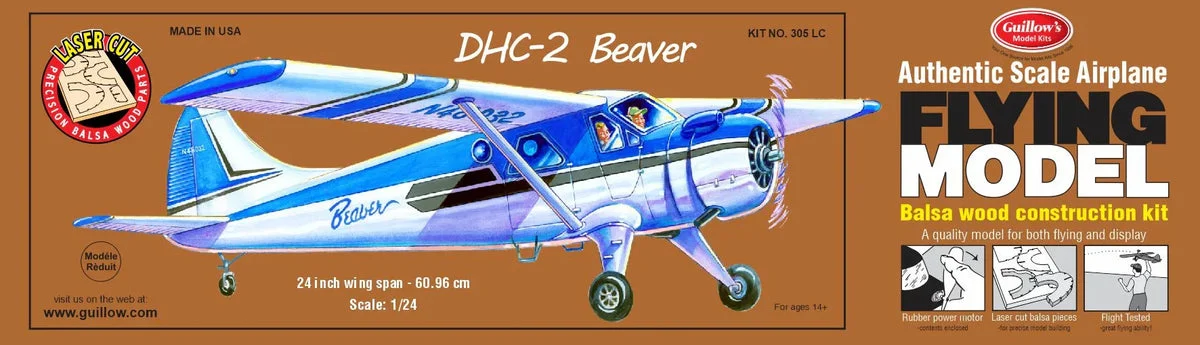 Guillows Kits DHC-2 Beaver