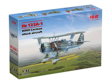1/32 ICM Hs 123A-1 WWII German attack aircraft - PREORDER