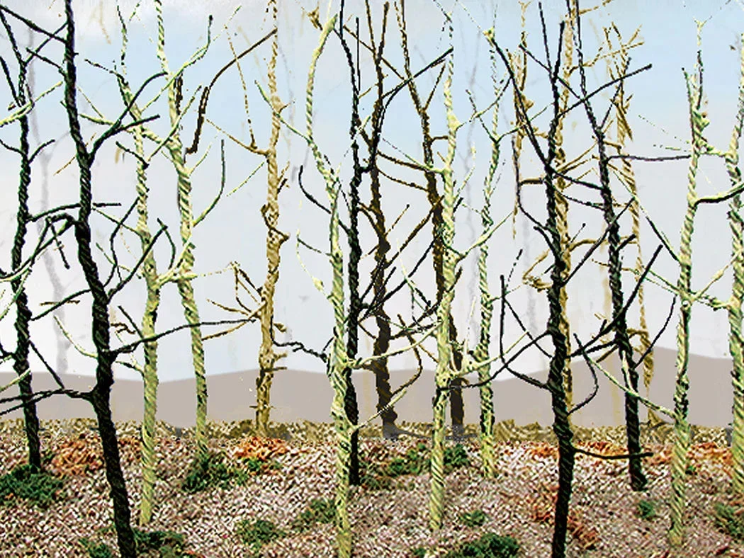 Bachmann Wood's Edge Trees - Bare (14/pk) 32509