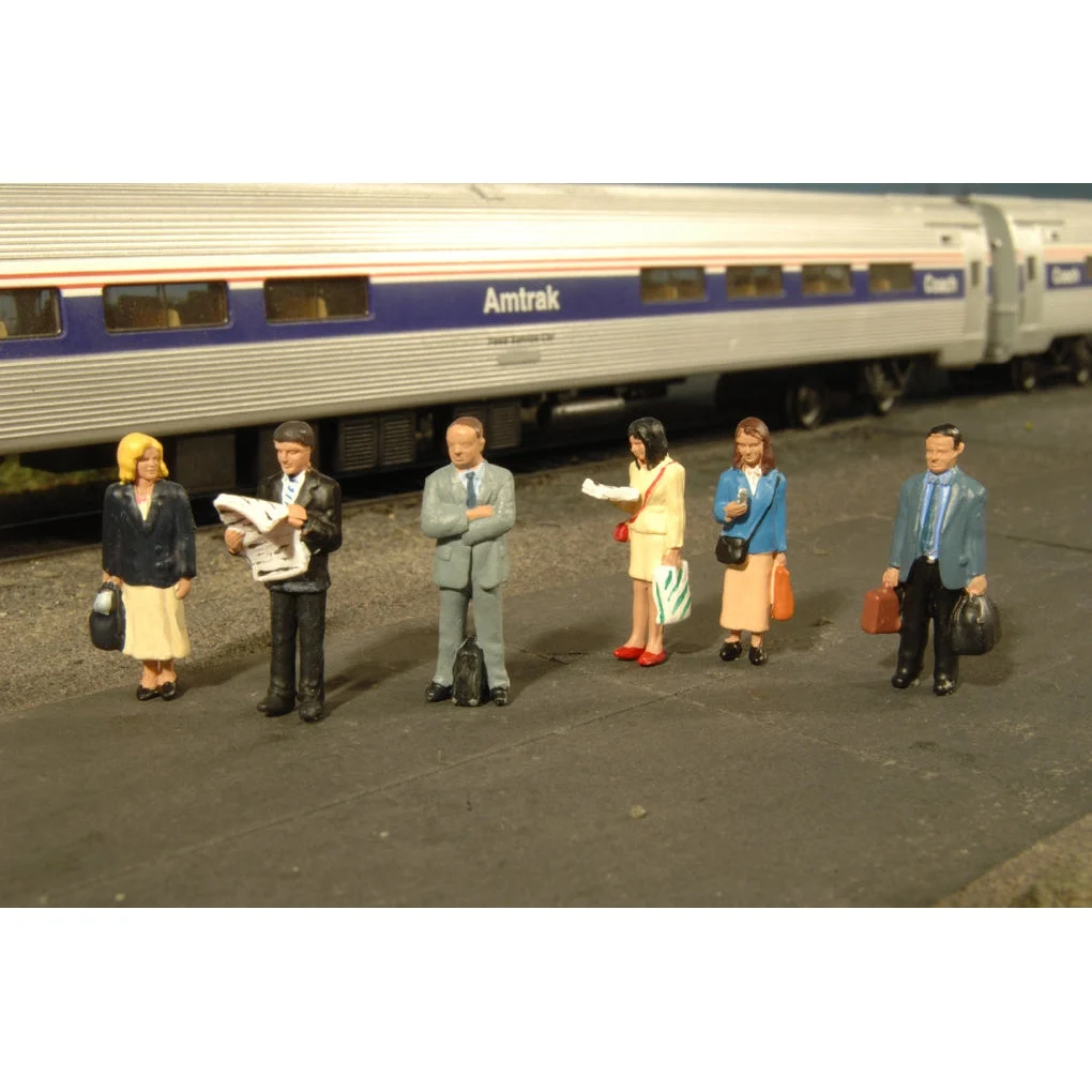 Bachmann HO Scale Standing Platform Passengers/6pc - BAC33110