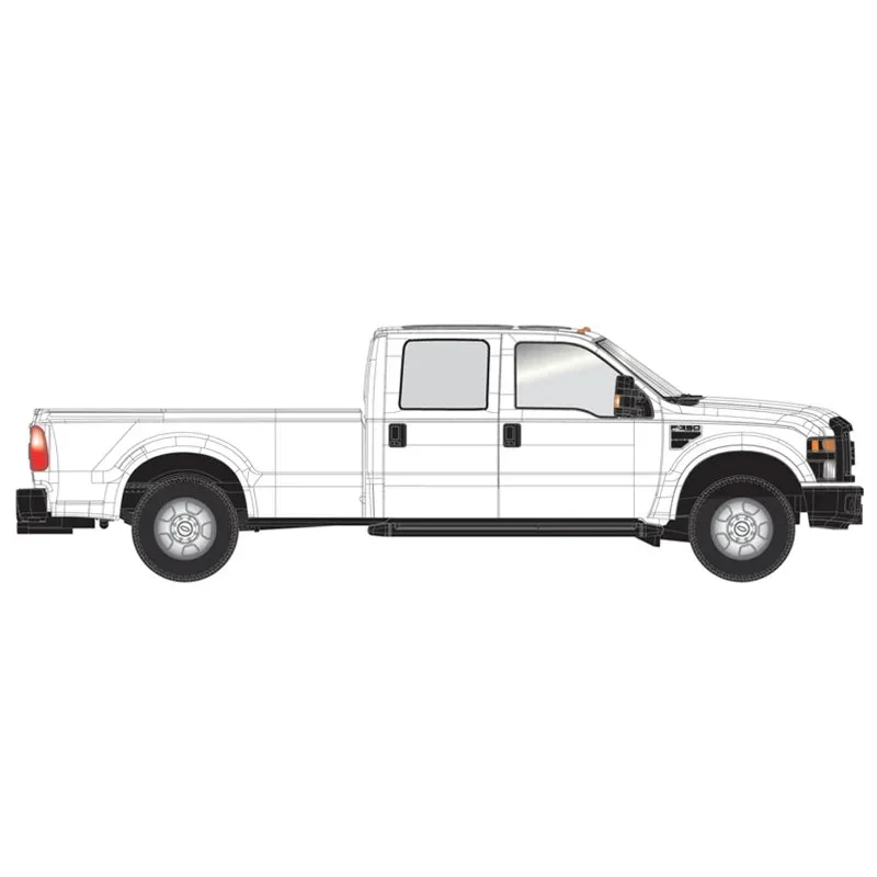 HO Atlas Ford F-350 Crew Cab Pickup Truck [WHITE]