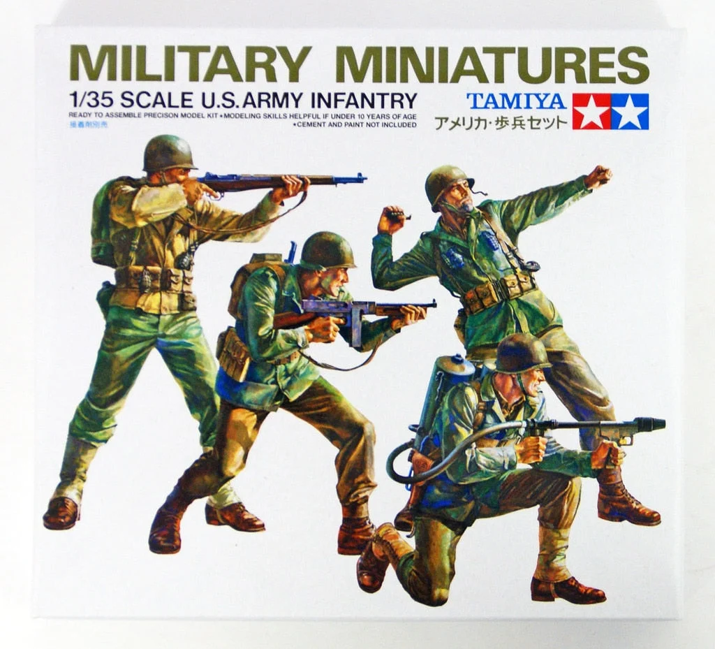 Tamiya 1/35 U.S. Army Infantry Kit - 35013