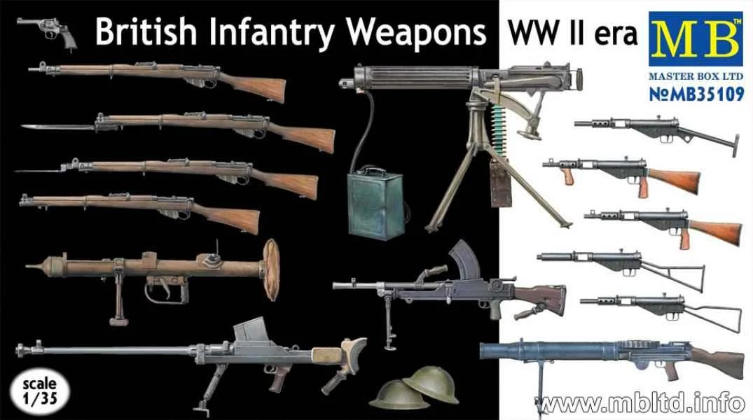 1/35 Master Box - British Infantry Weapons (1939-1945) 35109