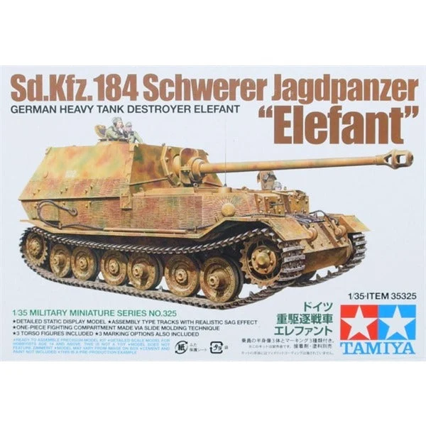 Tamiya 1/35 German Tank Destroyer Elefant - 35325