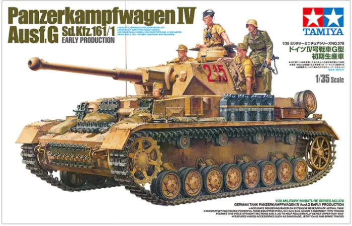 Tamiya 1/35 German Tank Panzer Iv Ausf.G - 35378