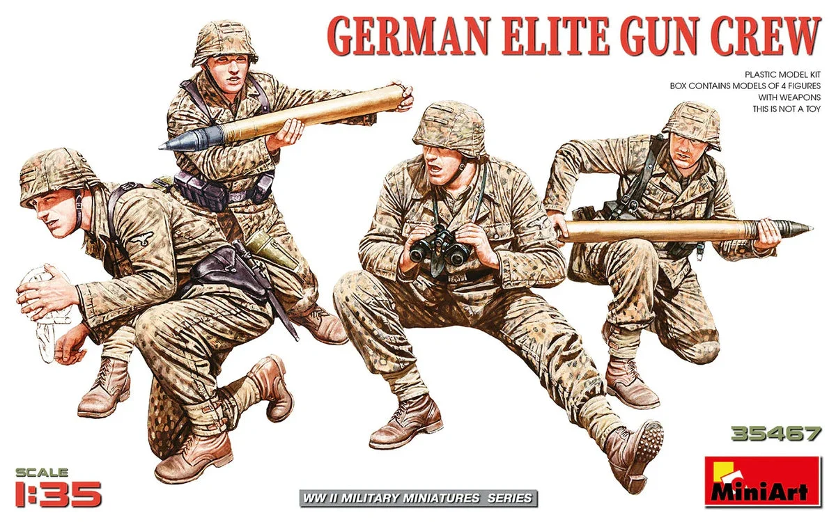 1/35 MiniArt German Elite Gun Crew 35467 - Mini Art Models