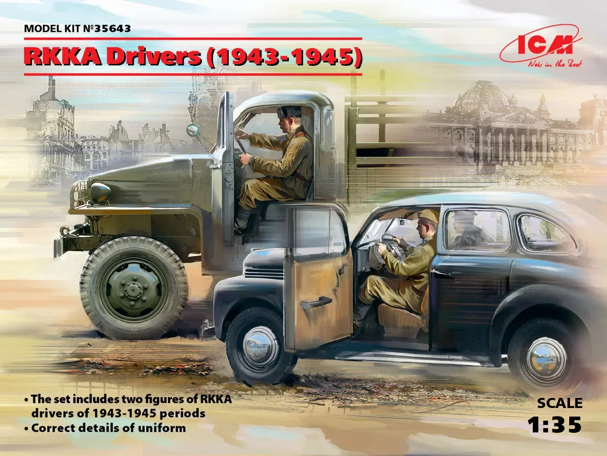 1/35 ICM RKKA Drivers (1943-1945) 35643