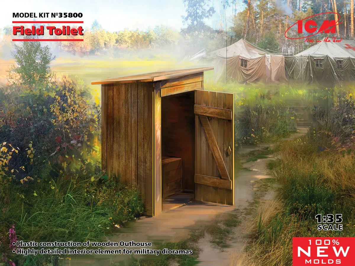 1/35 ICM Field Toilet 35800