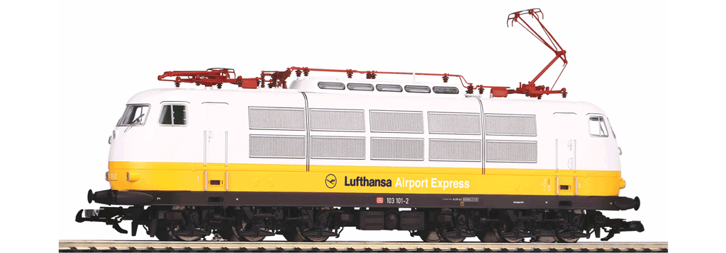Piko 37443 IV BR 103 Electric Locomotive, Lufthansa (G-Scale)