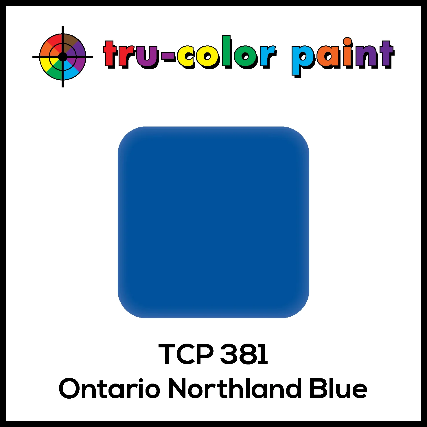 Tru Color Paint Ontario Northland Dark Blue 1oz - 381