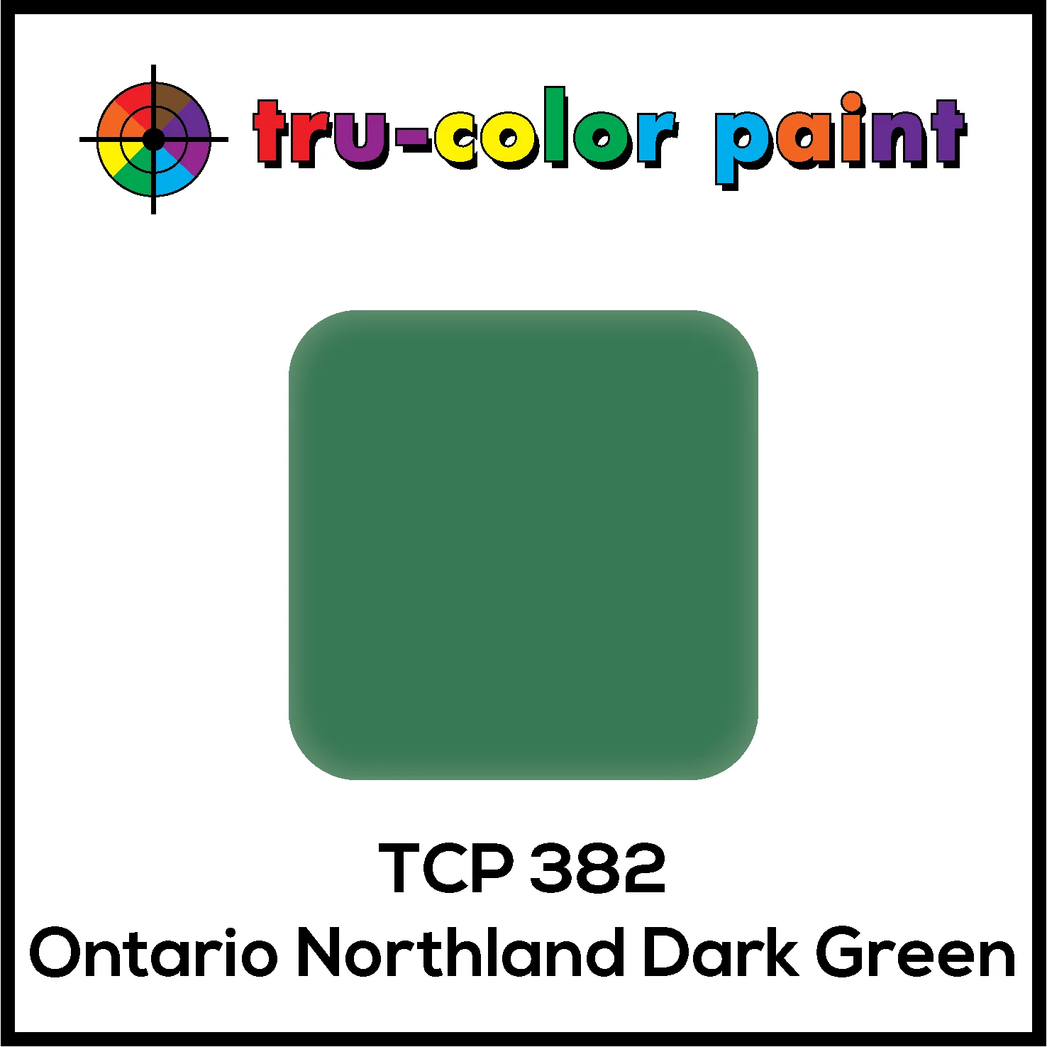Tru Color Paint Ontario Northland Dark Green 1oz - 382