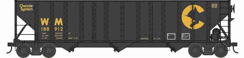 N Bowser 100T Hoppers Chessie System WM #188916