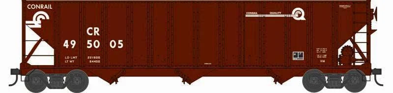N Bowser 100T Hoppers Conrail Quality #495084