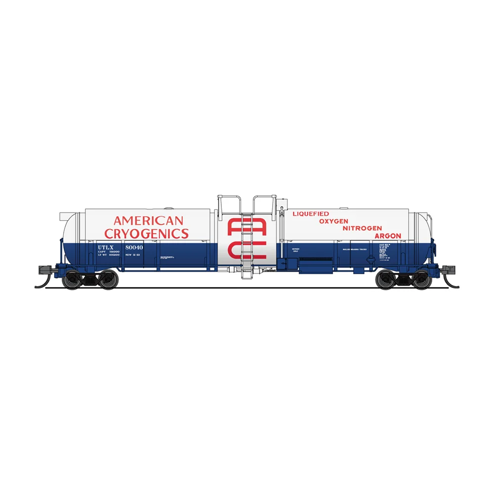 Broadway Limited N Cryogenic Tank Car American Cryogenics 2pk